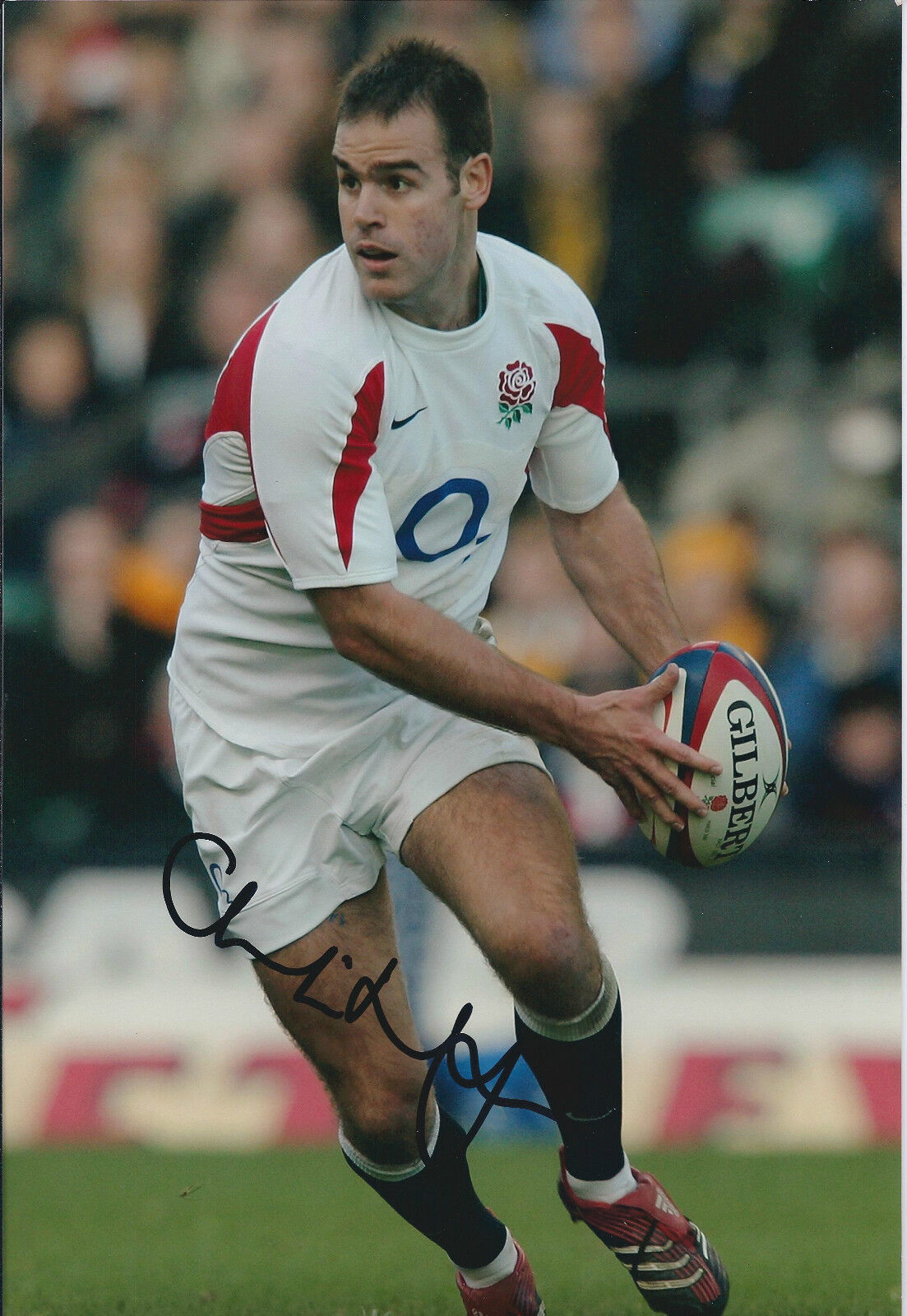 Charlie HODGSON Signed Autograph 12x8 Photo Poster painting AFTAL COA RUGBY England Fly Half