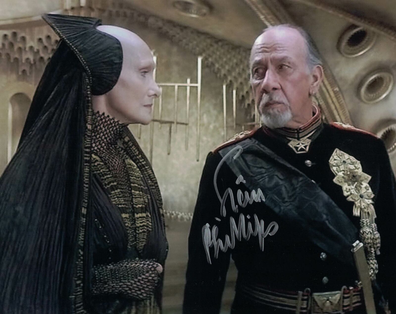 SIAN PHILIPS - Gaius Helen Mohiam in Dune hand signed 10 x 8 Photo Poster painting