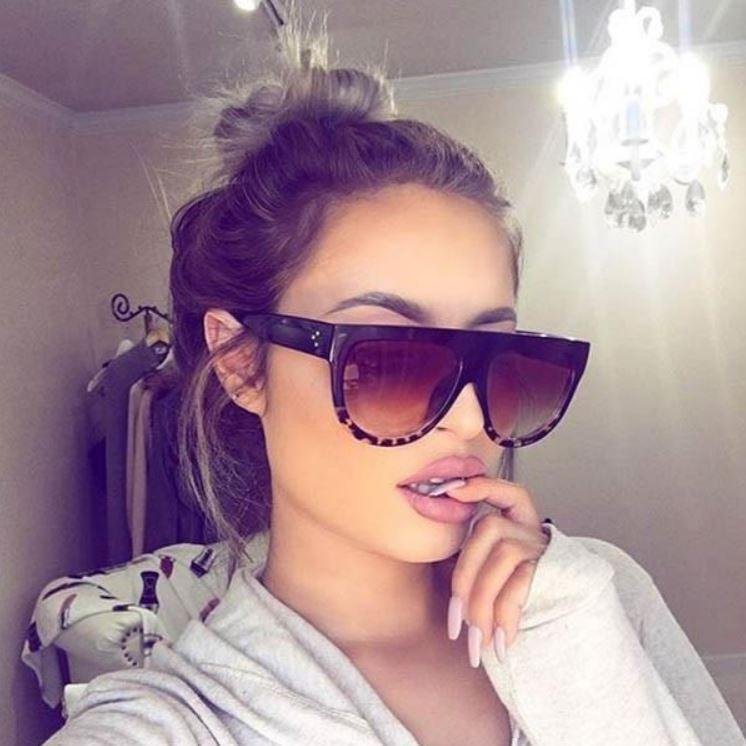 Kim Flat Top Sunglasses-elleschic