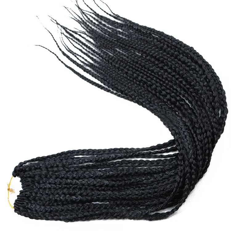 Daily Gradient Multicolor Long Three-stranded Braid Wigs