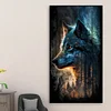 Diamond Painting -Full Round Drill Wolf(70*40 CM)