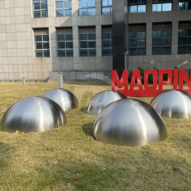 900mm stainless steel brush dome hemisphere 36inch half ball