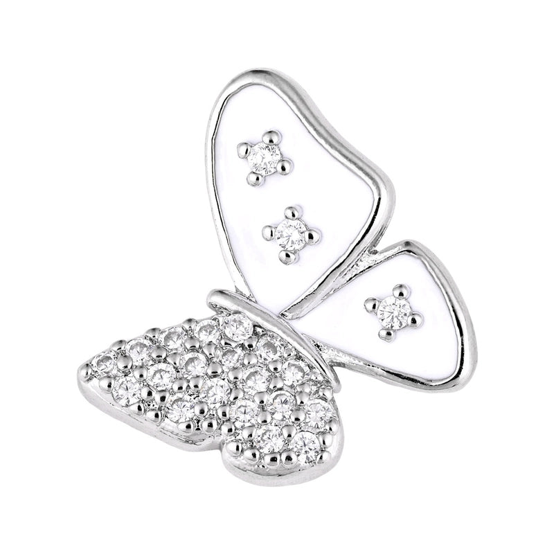 1 Piece Copper Zircon Four Leaf Clover Round Heart Shape Pendant Jewelry Accessories