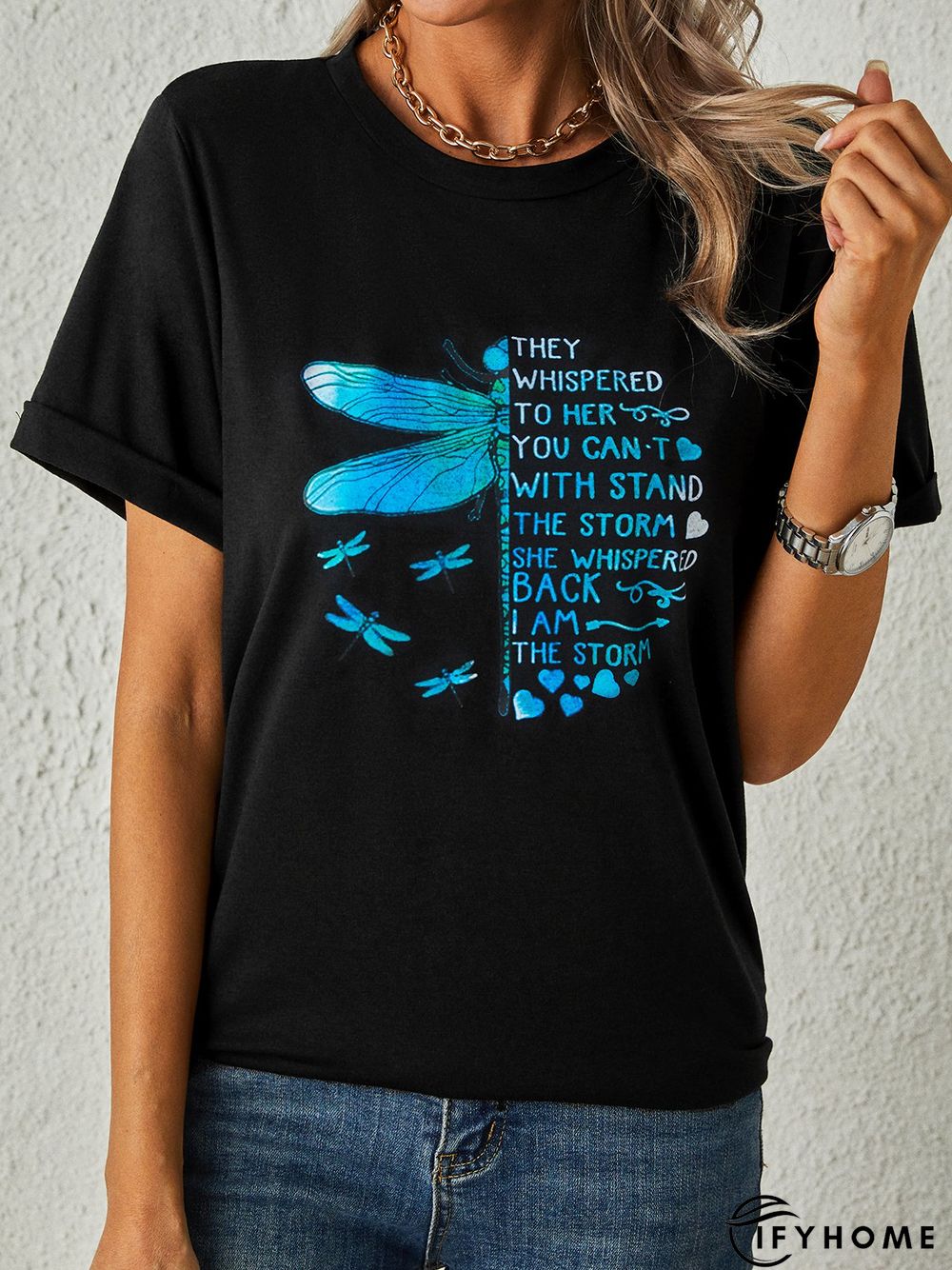 Casual Short Sleeve T-Shirt | IFYHOME