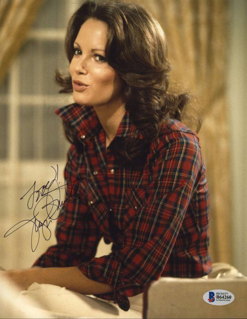 Jaclyn Smith Bas Beckett Hand Signed Charlies Angels 8x10 Photo Poster painting Autograph