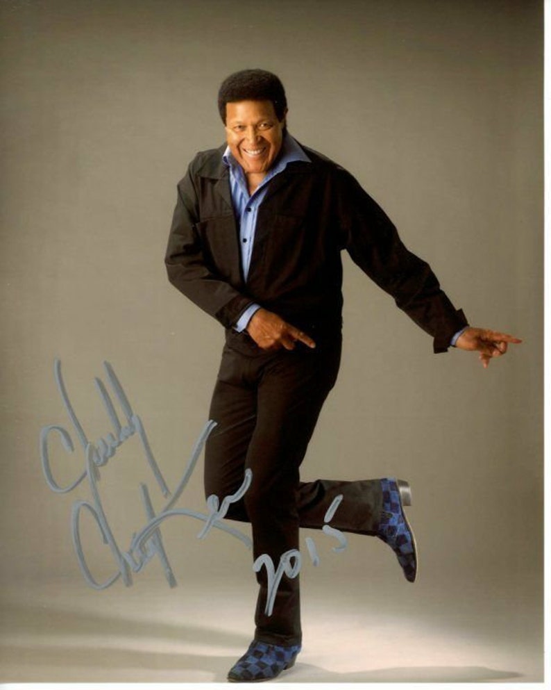 Chubby checker signed autographed the twist 8x10 Photo Poster painting
