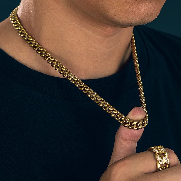 6MM/8MM Classic Cuban Hiphop Jewelry Rock Chain