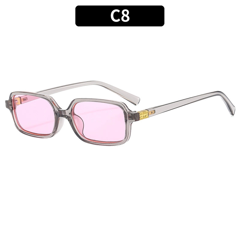 Casual Geometric Pc Square Full Frame Glasses