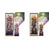 (2pcs) Flower Book Stacks-11CT Stamped Cross Stitch 30*80cm(Bundle Sale)