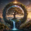 Framed Tree of Life-Paint by Numbers Acrylic Painting 40*40CM(HOT)