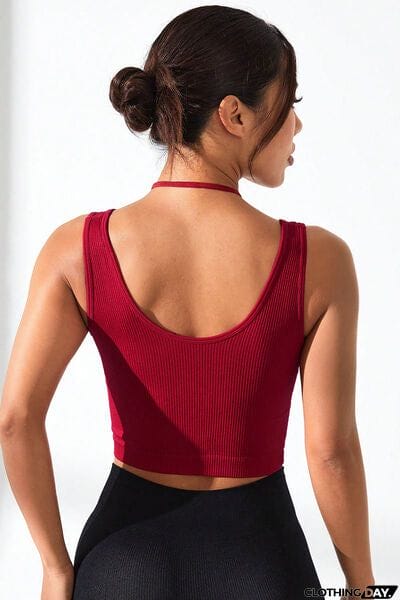 Cutout Wide Strap Active Tank