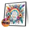 Diamond Painting-DIY Full Round Drill Floral Dream Catcher