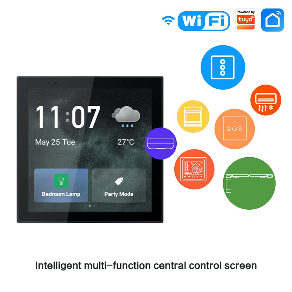 Tuya equipment central control gateway touch screen control panel_Tuya smart home multi-function_central control screen RSH-SCP01 Deutsche Aktionsprodukte Full Strike Gmbh