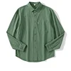 Men's Cotton Simple Inner Solid Color Shirt
