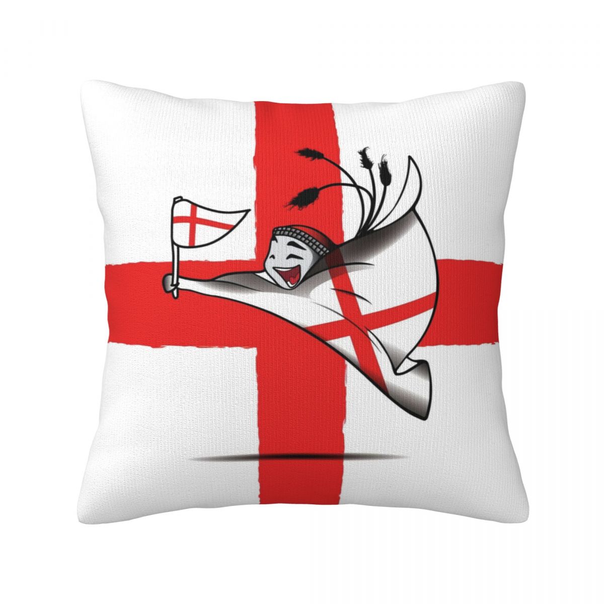 England World Cup 2022 Mascot Pillow Covers 18x18 Inch