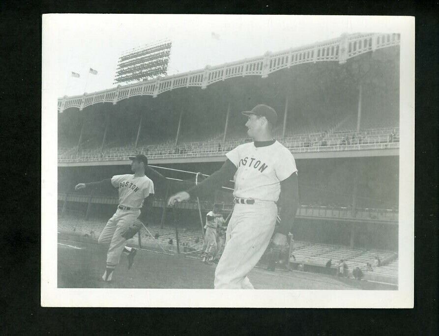 Ted Williams Yankee Stadium Type I Louis Requena Press Original Photo Poster painting Red Sox