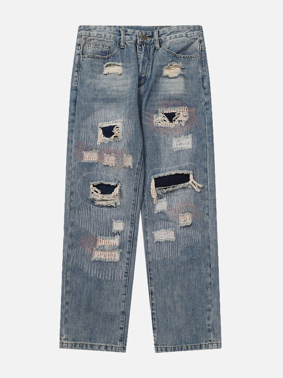 Aelfric Eden Washed Hole Jeans