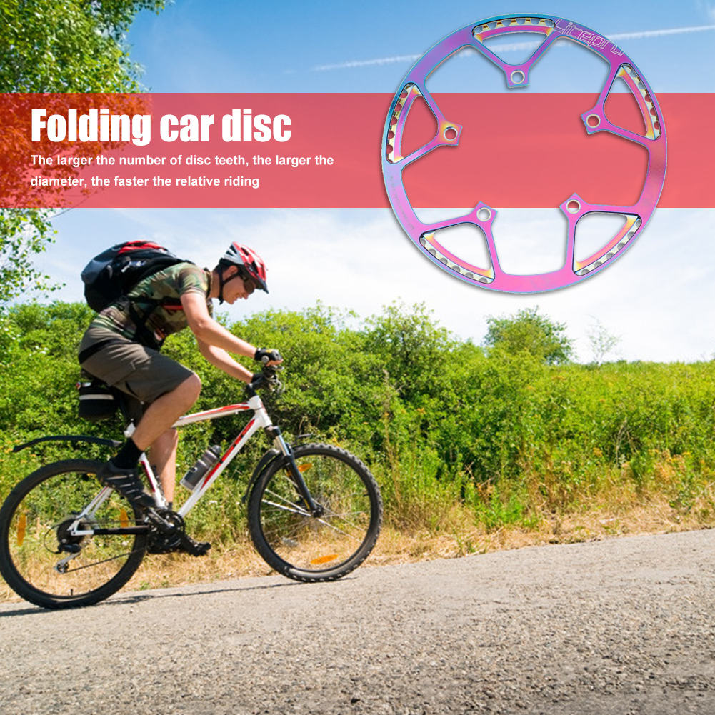 

Bike BCD Tooth Disc Crankset Chainring Single Plate for Folding Bike, 47t, 501 Original