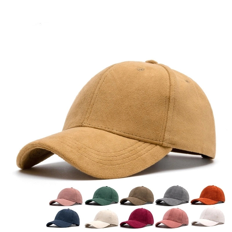 Women's Streetwear Solid Color Curved Eaves Baseball Cap
