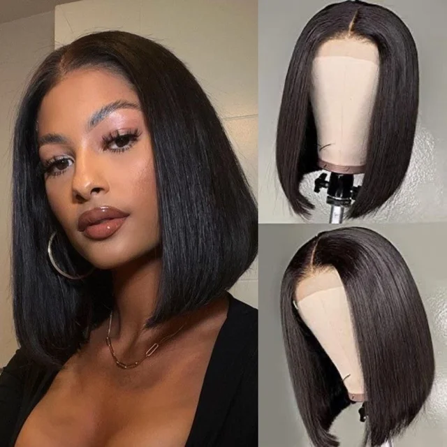 Jewtribute Hair®|Short Bob Straight Lace Wigs For Women 