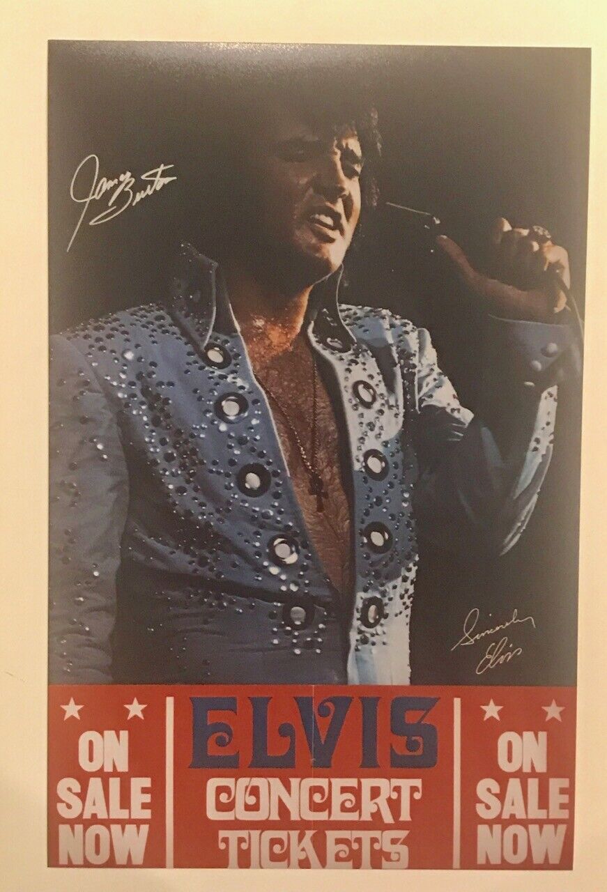 James Burton Signed Autograph 11x17 Poster Photo Poster painting Elvis Presley Guitarist COA