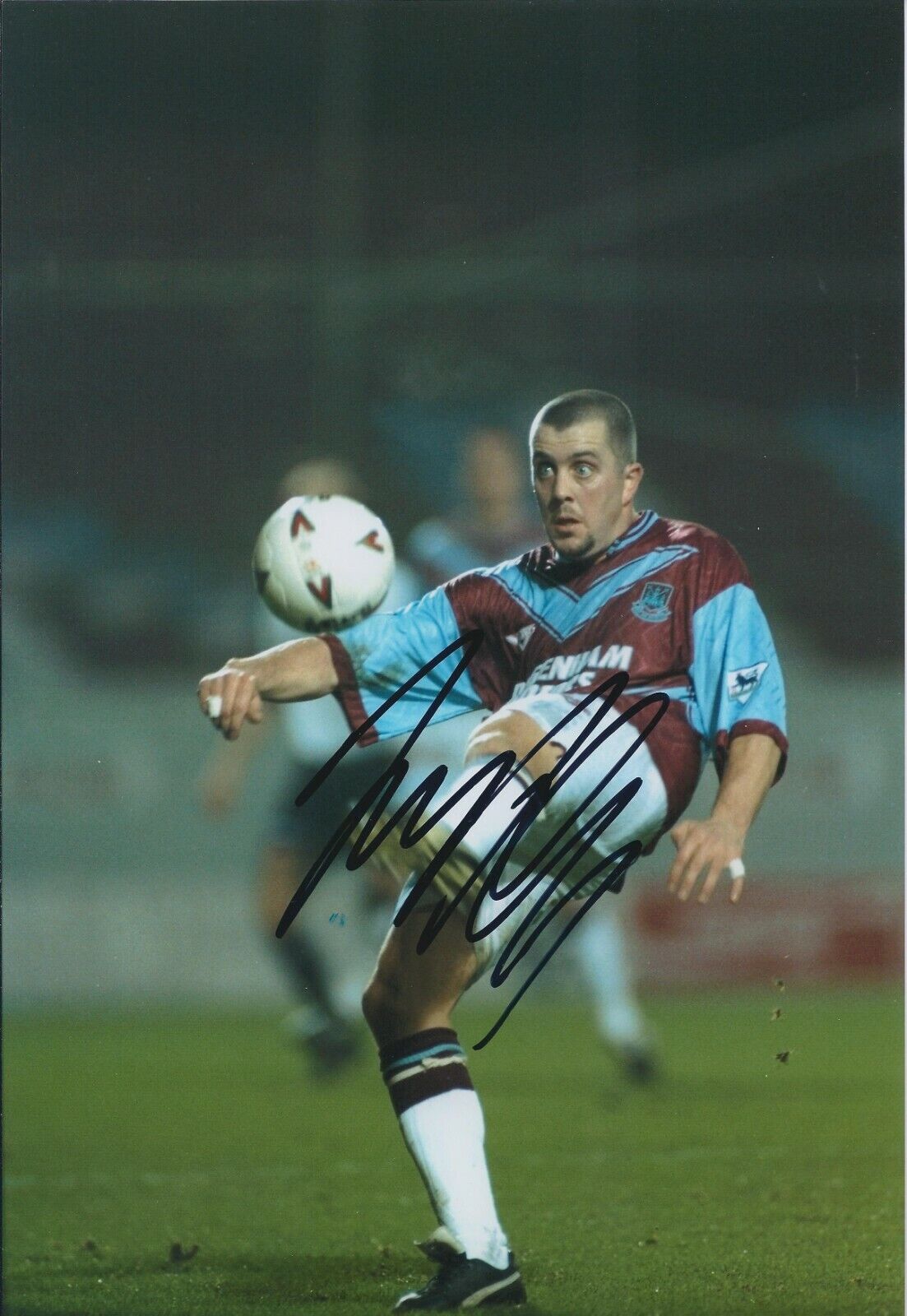 Julian DICKS Signed Autograph 12x8 Photo Poster painting AFTAL COA The Hammers WHU