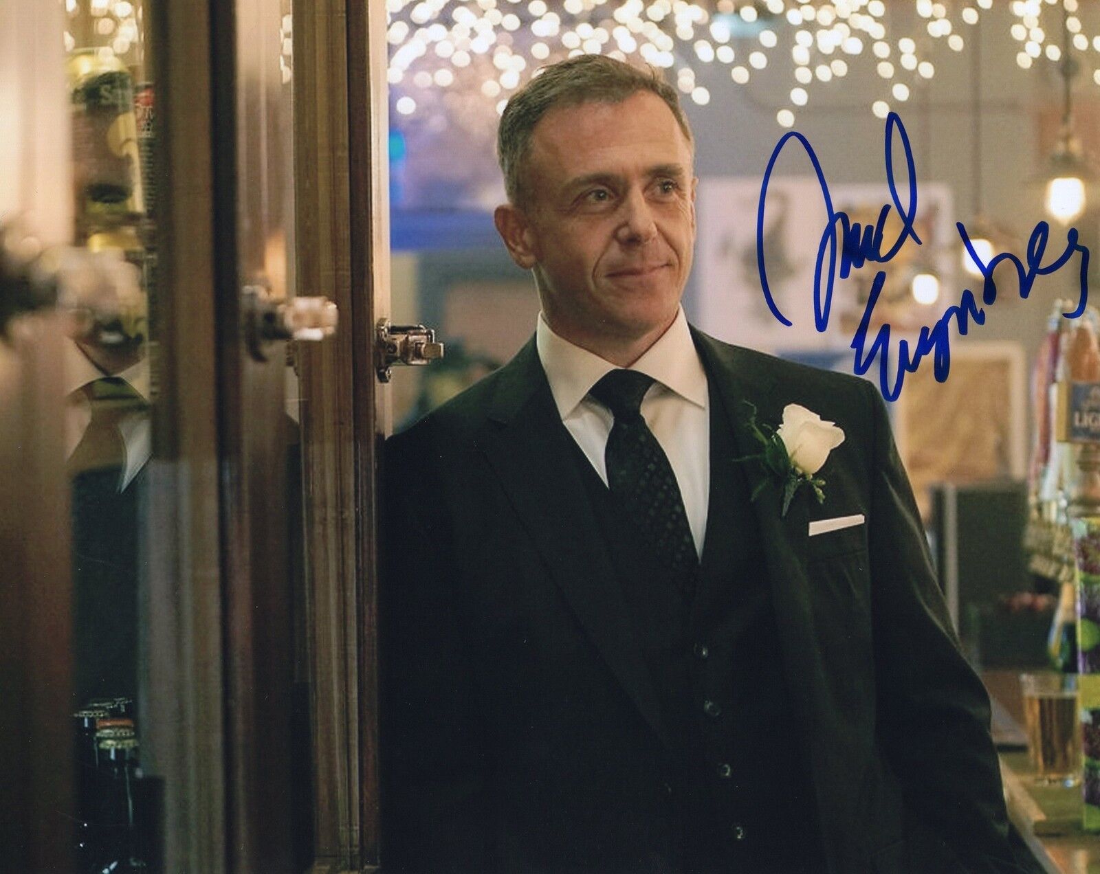 David Eigenberg signed 8x10 Photo Poster painting w/COA Chicago Fire Christopher Herrmann #1