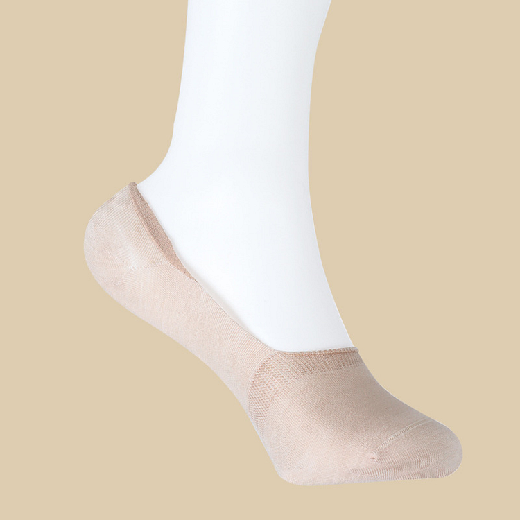Women's Silk Ankle Socks Hidden Style-Chouchouhome