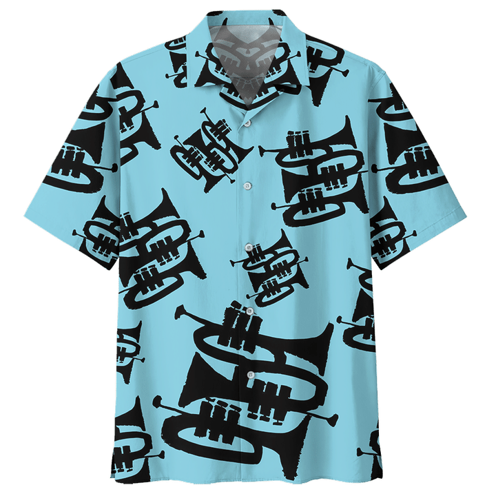 trumpet hawaiian shirt