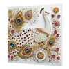 Framed Diamond Painting - Special Shaped - Peacock (25x25cm)