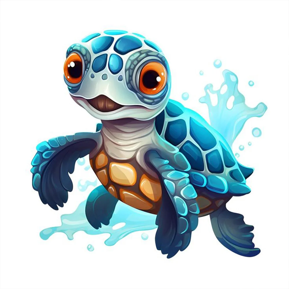 DIY Paint By Number 40*40cm - Turtle
