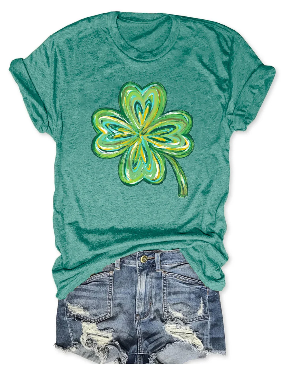 St. Patrick's Day Shamrock Lucky Tee