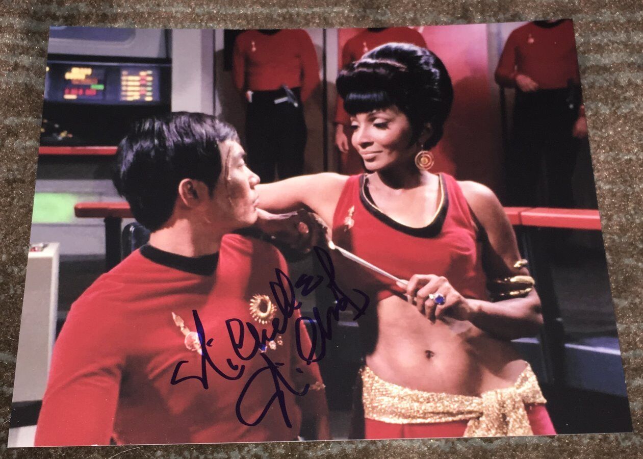 NICHELLE NICHOLS SIGNED AUTOGRAPH STAR TREK 8x10 Photo Poster painting A w/EXACT PROOF