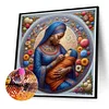 (40*40cm)Mother and Son - Full Round Drill Diamond Painting