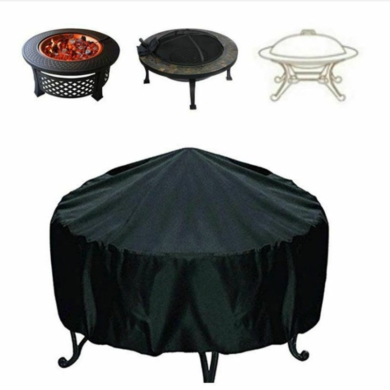 

77x70cm BBQ Grill Cover Outdoor Garden Rainproof Dustproof UV Round Cover, 501 Original