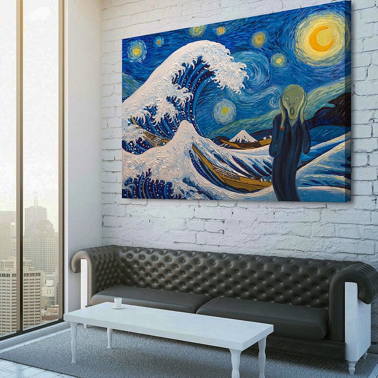Masterpiece Mashup Canvas Wall Art