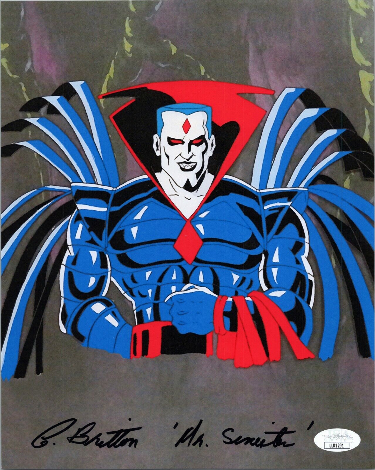 CHRIS BRITTON Authentic Hand-Signed X-MEN - MR. SINISTER