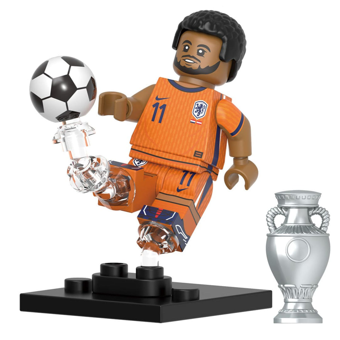 Cody Gakpo (Netherlands) Custom Football Player Minifigure Minifigure Bricks monstertoys