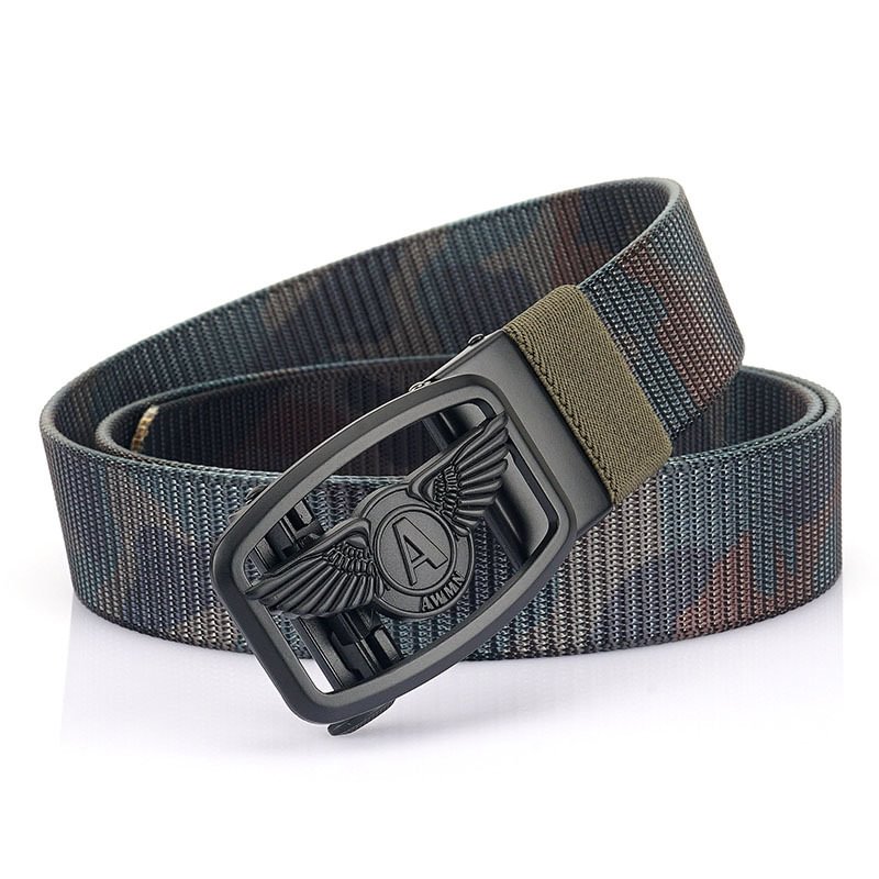 Men's Automatic Buckle Nylon Belt