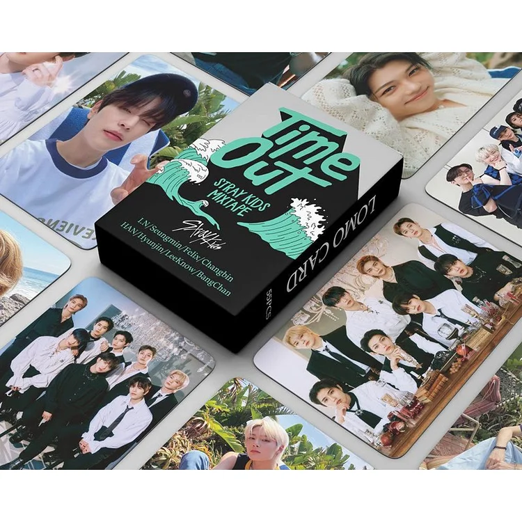 Stray Kids 55 Sheets Time Out LOMO Card