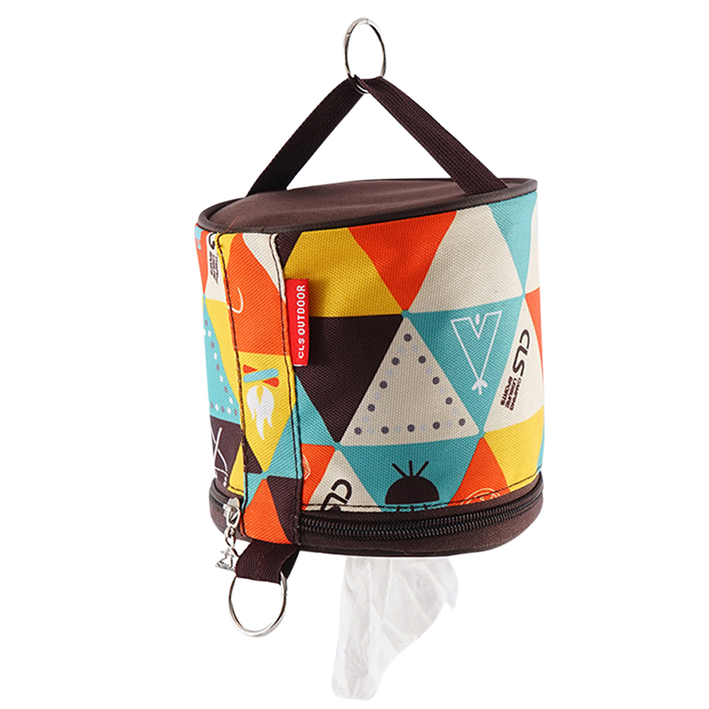 

Camping Tissue Box Holder Toilet Paper Case National Style Hanging Holder, Pattern, 501 Original