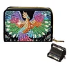 2pcs Peacock Pattern Diamond Painting Fashion Card Holder Compact Coin Purse