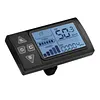 S861 Electric Bicycle LCD Display with SM Connector Electric Scooter LCD Panel 24V/36V/48V Multifunctional for E-Bikes Modification