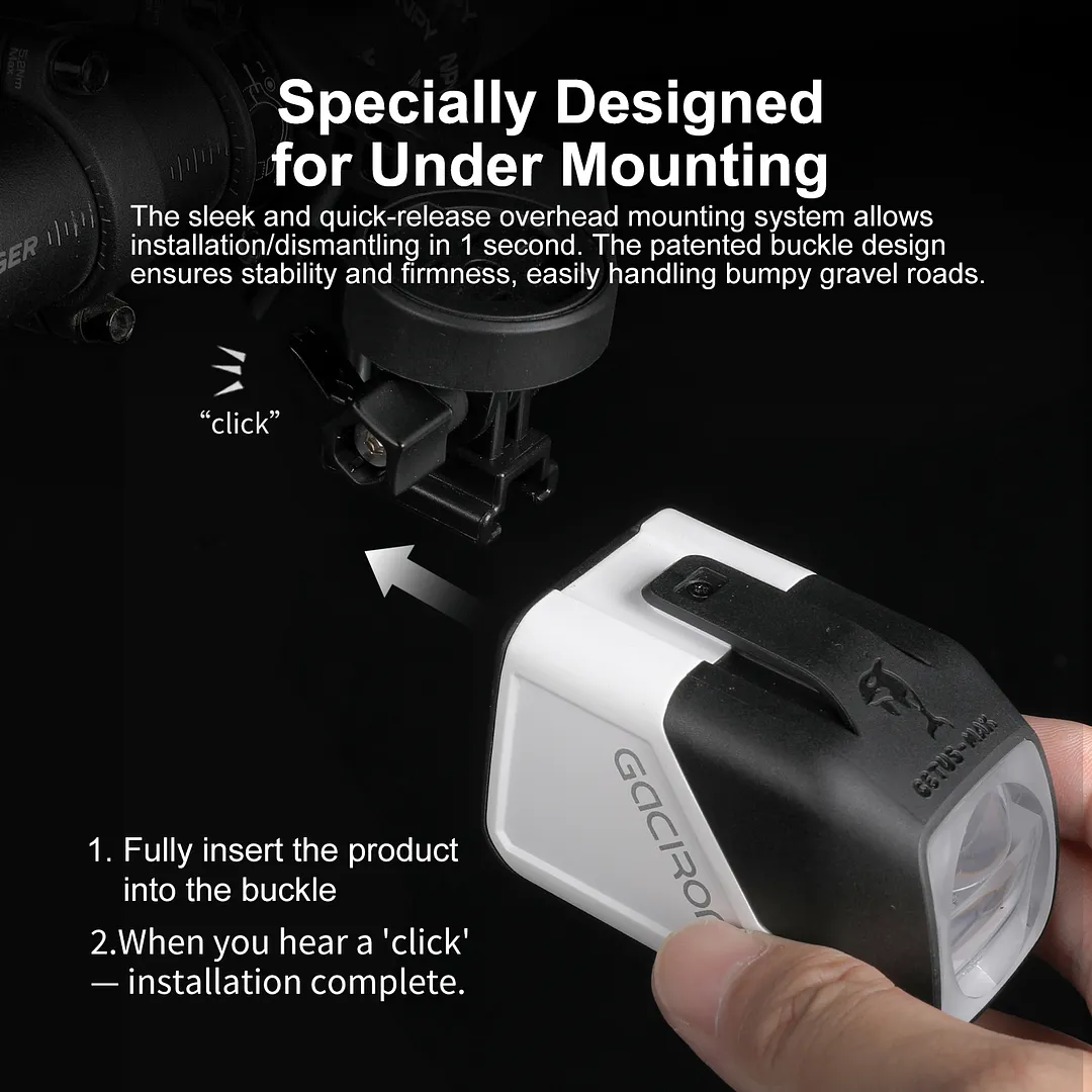 CETUS-MAX Underneath Mounted Bike Light