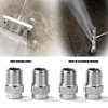 4pcs Pressure Washer Surface Cleaner Nozzles Replacement Thread Type Tips