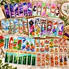 Stamped Cross Stitch Bookmark Kit for Adults Mixed Pattern 14CT 6Pcs 30x50 tapestrymarket