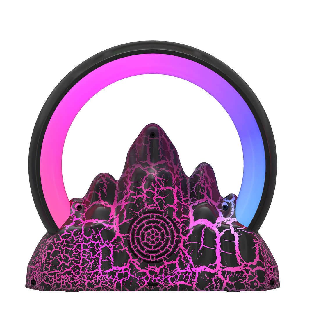 🎉Black Friday Sale🎉Wake-up lamp sunrise colorful flame mountain wireless charging atmosphere table lamp smart electronic alarm clock craft gift