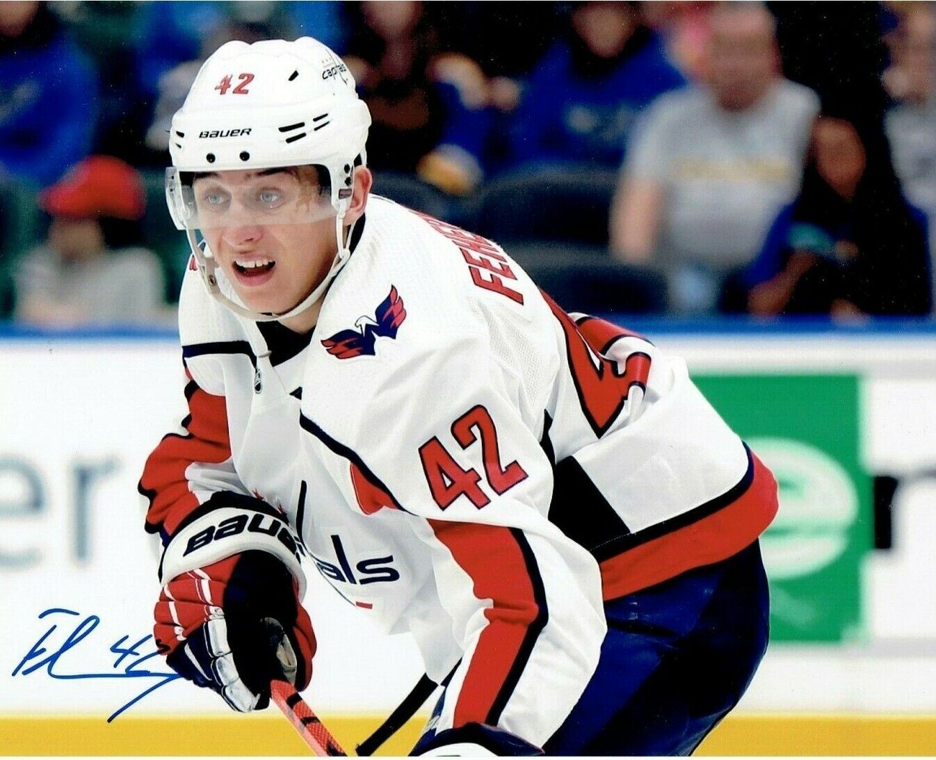 MARTIN FEHERVARY autographed WASHINGTON CAPITALS 8X10 Photo Poster painting #3