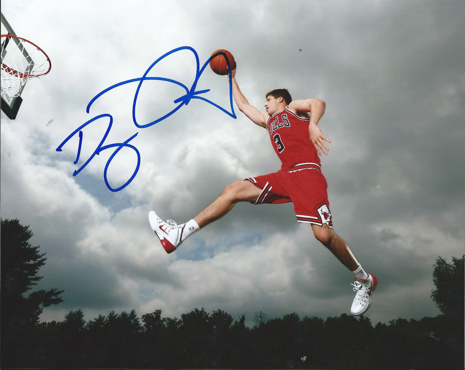 DOUG MCDERMOTT signed autographed CHICAGO BULLS 8x10 Photo Poster painting PROOF