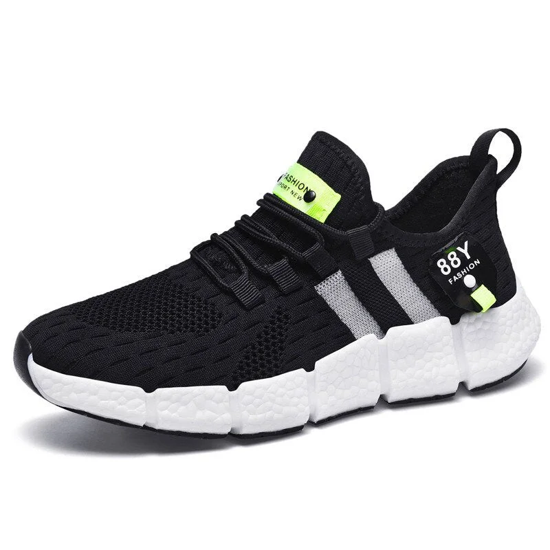 Sports Casual Shoes New Lightweight Breathable Mesh Sneakers Plus Size Damping Mens Shoes High Quality Men Casual Shoes Fashion